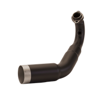 Vespa GTS 300 HPE 21, Euro 5 Header without catalytic converter, stainless steel black