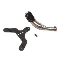 Racing Connection Tube without catalytic converter, incl. heat protecting shield