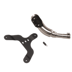 Racing Connection Tube without catalytic converter, incl. heat protecting shield