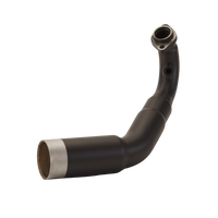 Vespa GTS 300 HPE 21, Euro 5 Header with catalytic converter, stainless steel black