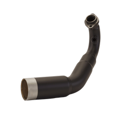 Vespa GTS 300 HPE 21, Euro 5 Header with catalytic converter, stainless steel black