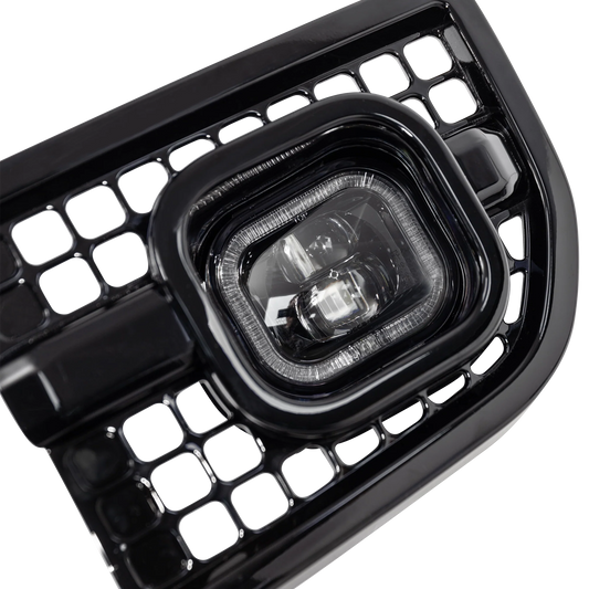 Defender L663 90/110/130 URBAN Front DRL Intakes with Nolden DRL'S