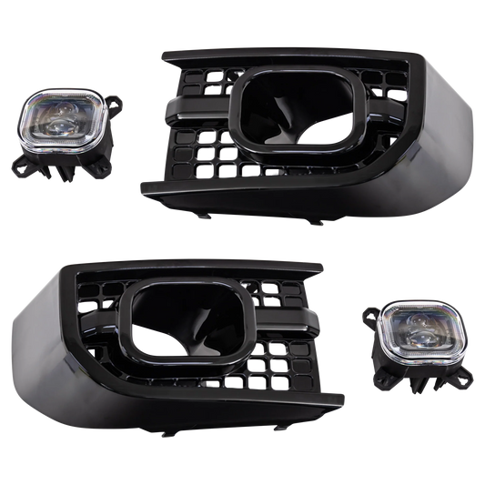 Defender L663 90/110/130 URBAN Front DRL Intakes with Nolden DRL'S