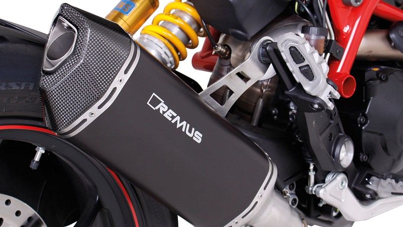 Sport Exhaust for Ducati Hypermotard 939/SP (16-17) — Silencer
