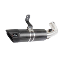 SPORT FLOW Slip on Exhaust for Husqvarna 401 Svartpilen & Vitpilen — Sport Carbon (#1)