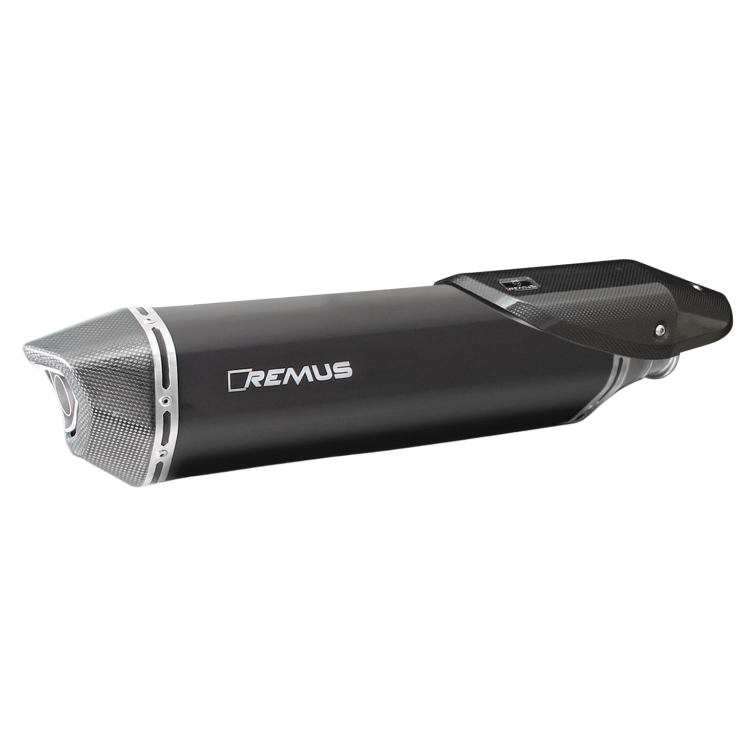 HEXACONE & BLACK HAWK - Slip On Exhaust for KTM 1050 Adventure & 1190 Adventure/R & 1290 Super Adventure — Silencer Black