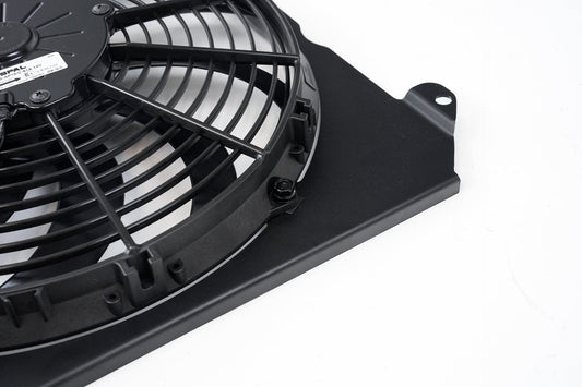 Honda Civic 92-00 Fan Shroud Black w/ 12" SPAL Fan