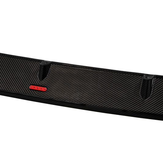 Audi RS4 B9 Front Splitter with URBAN Branding - Visual Carbon Fibre Lacquered