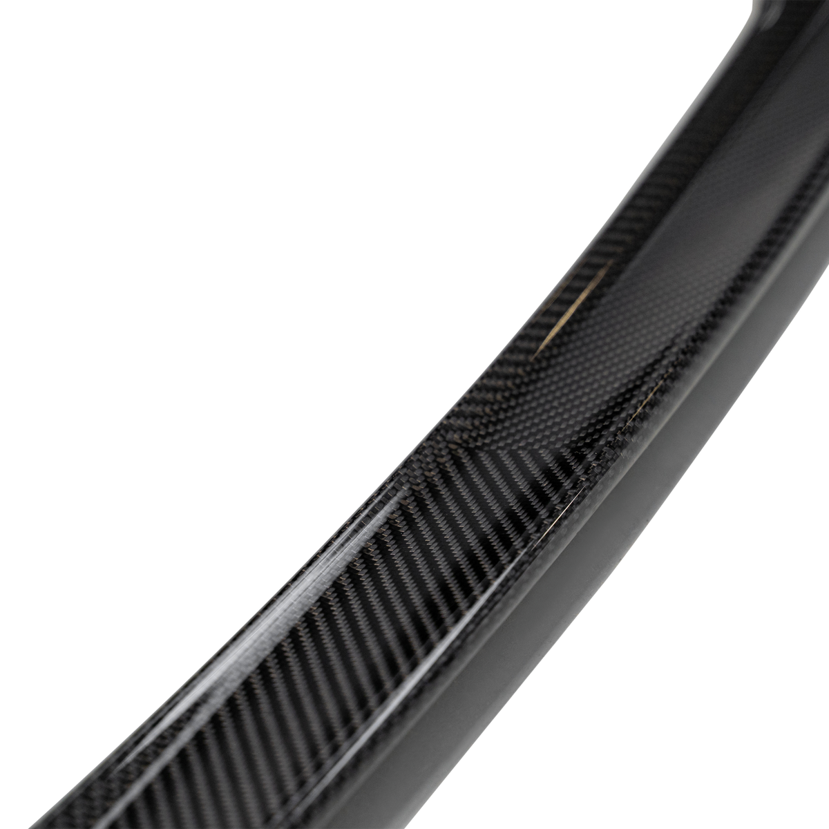 Audi RS4 B9 / B9.5 Lower Rear Lip Spoiler - Visual Carbon Fibre Lacquered