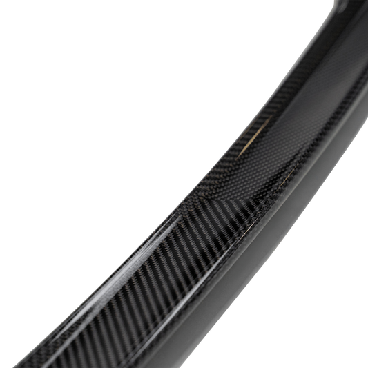 Audi RS4 B9 / B9.5 Lower Rear Lip Spoiler - Visual Carbon Fibre Lacquered