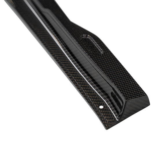 Audi RS4 B9 / B9.5 Lower Side Sills with URBAN Branding - Visual Carbon Fibre Lacquered