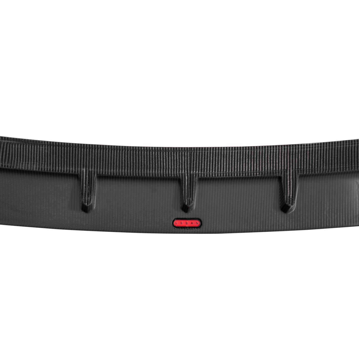 Audi C8 RS6 / RS7 Front Splitter with URBAN Branding - Visual Carbon Fibre with URBAN Emblem