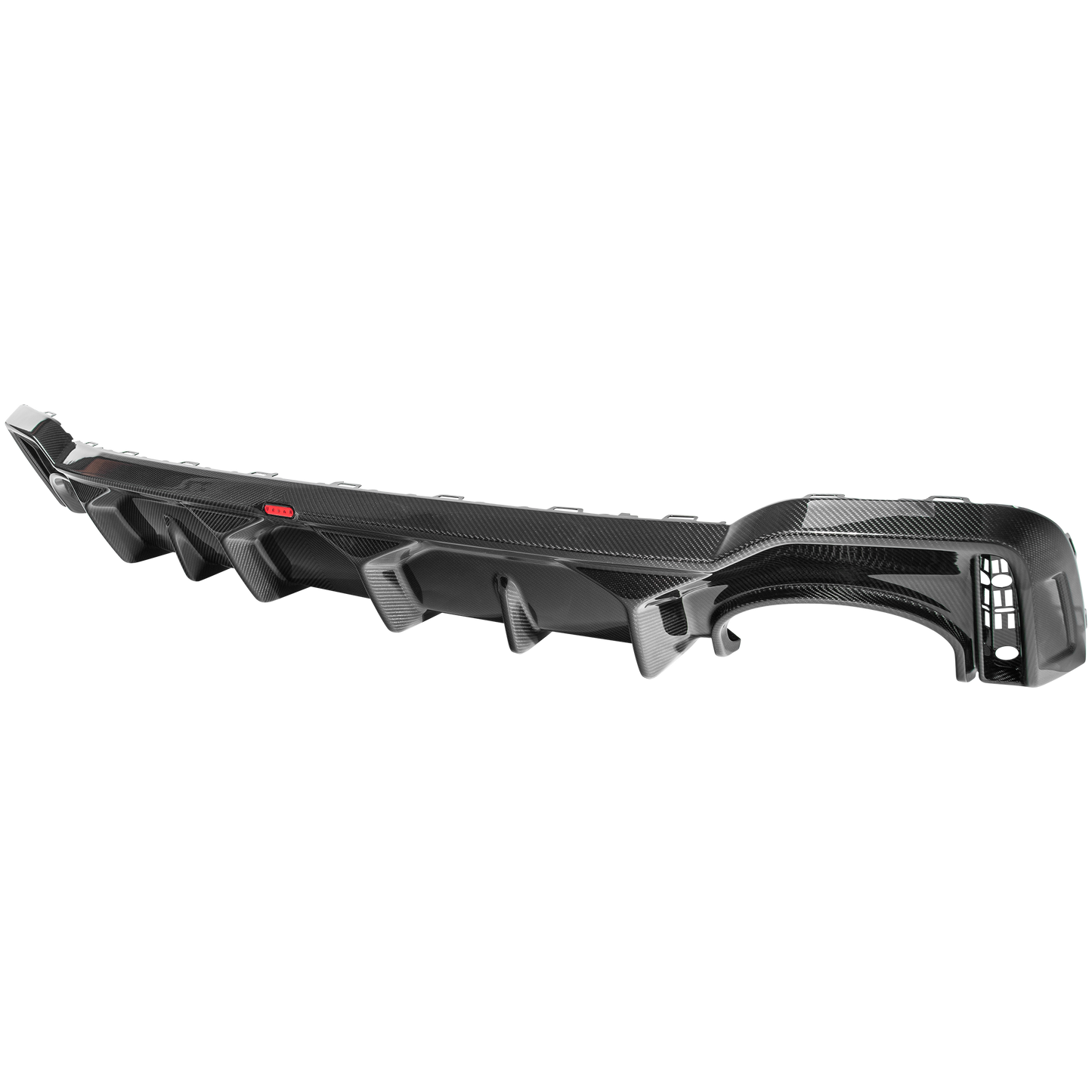 Audi C8 RS6 / RS7 Rear Diffuser - Visual Carbon Fibre with URBAN Emblem
