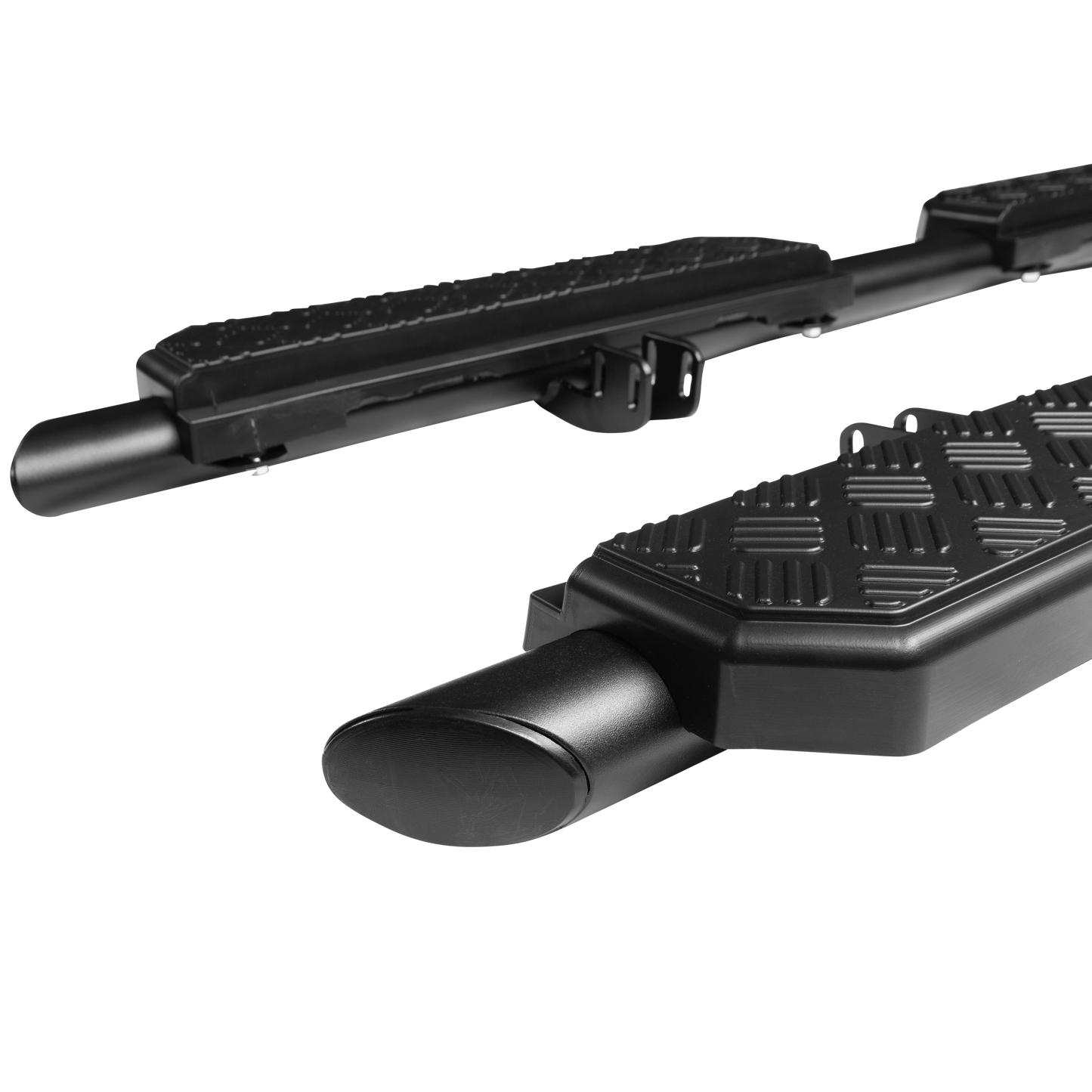 Land Rover Defender 110/130/OCTA URBAN Black Shadow Side Steps - Chequer Finish