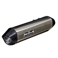 HEXACONE, Ø 54, Edelst.(Edelst HEXACONE silencer, stainless steel