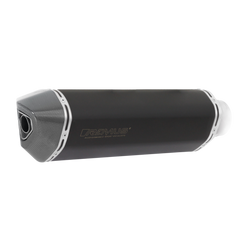 Yamaha Ténéré 700 19-, Black H BLACK HAWK Slip On silencer, stainless steel black