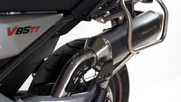 Moto Guzzi V85 TT Black Hawk s BLACK HAWK Racing Slip on silencer, stainless steel black