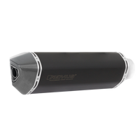 Yamaha Ténéré 700 19-, Black H BLACK HAWK Racing Slip On silencer, stainless steel black