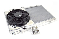 Mitsubishi Evo 4-9 Full Size Slim Radiator w/ 12" SPAL Fan