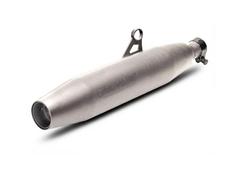 Triumph Street Twin matt Tapered muffer stainless steel, right