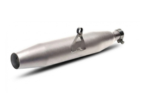 Triumph Bonneville T100/T120 Tapered muffer stainless steel, left
