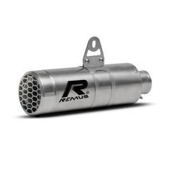 KTM 390 Adventure 21- MESH Slip On silencer, stainless steel brushed