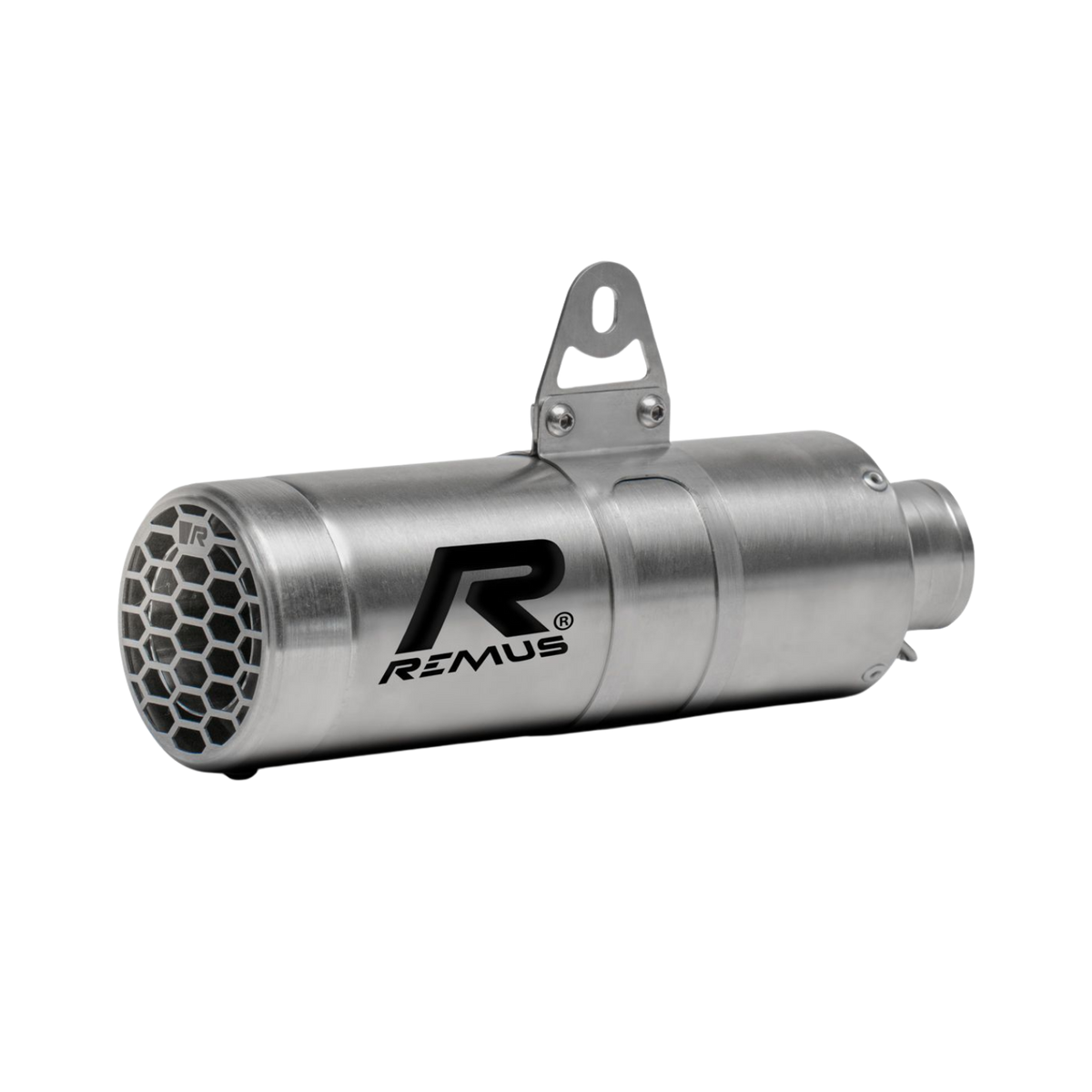Vespa Primavera MESH Slip On silencer, stainless steel brushed