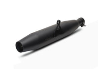 Triumph Bonneville T100/T120 Tapered muffler stainless steel black, left