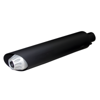 Yamaha XV 950 / XV950R, Schall RETRO muffler, stainless steel black,