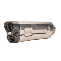 KTM Adventure Remus 8 2.0 Racing Slip On silencer incl. Carbon heat protecting shield, stainless steel matt