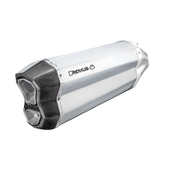 KTM 1290 Super Adventure Euro Remus 8 Slip On silencer incl. Carbon heat protecting shield, stainless steel matt