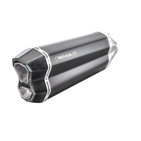 KTM 1290 Super Adventure S Eur Remus 8 Slip On silencer incl. Carbon heat protecting shield, stainless steel matt schwarz