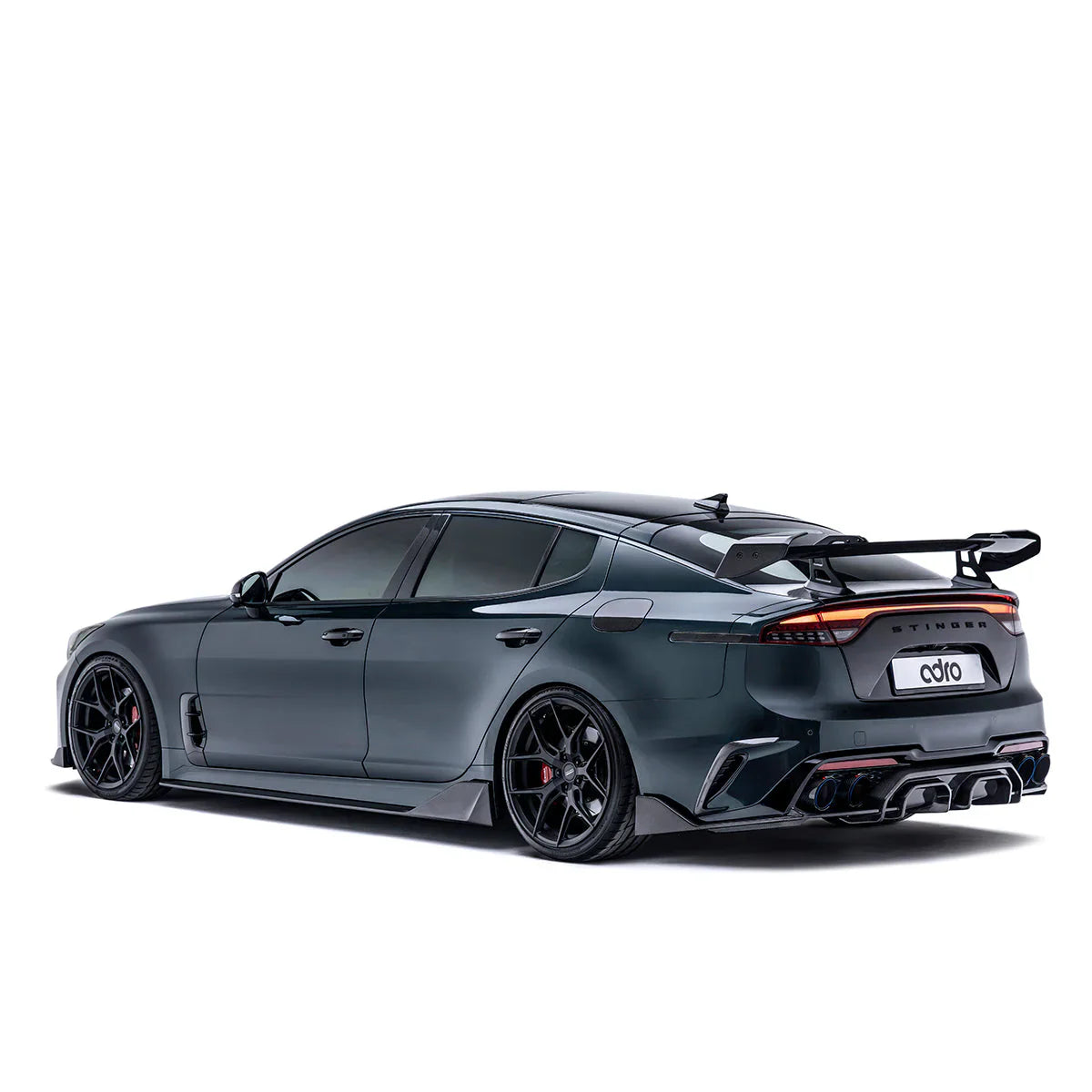 Kia Stinger AT-R2 Swan Neck Wing Curved