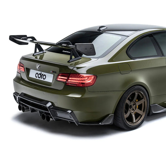 BMW E92 M3 AT-R1 Swan Neck Wing Curved