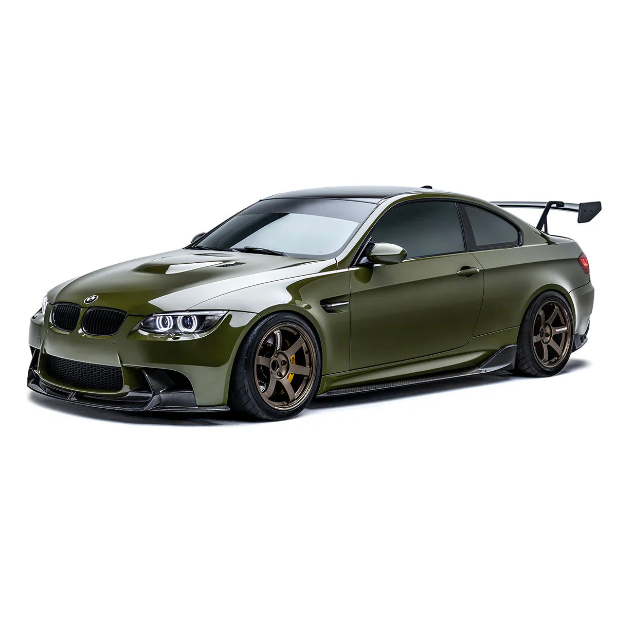BMW E92 M3 AT-R1 Swan Neck Wing Curved