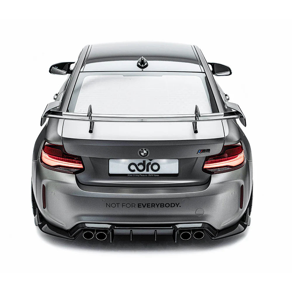 BMW F87 M2 AT-R1 Swan Neck Wing Curved