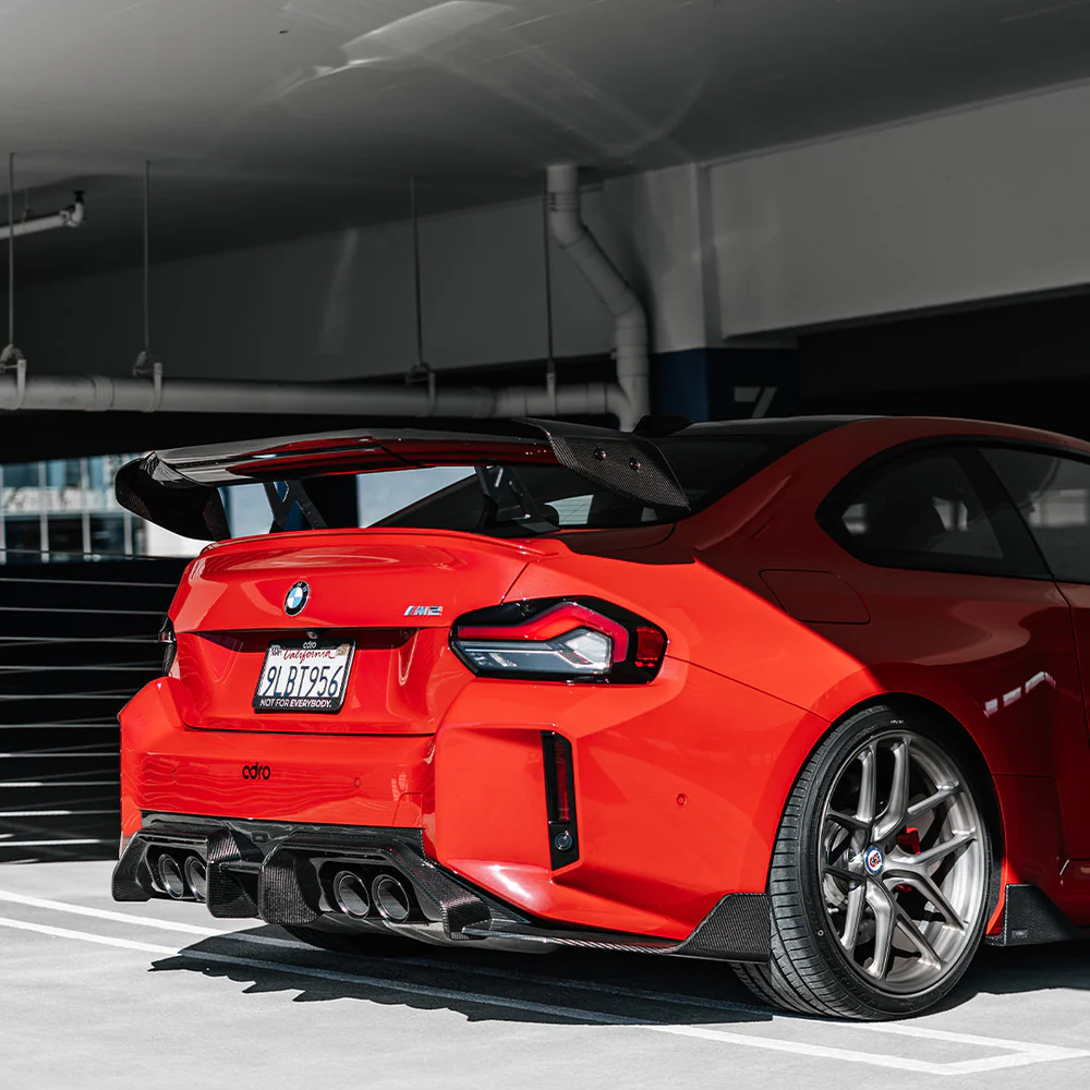 BMW G87 M2 AT-R3 Swan Neck Wing Curved