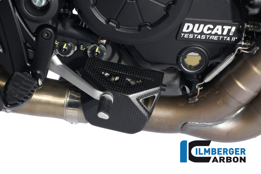 Exhaust heat shield at the exhaust valve Ducati Diavel