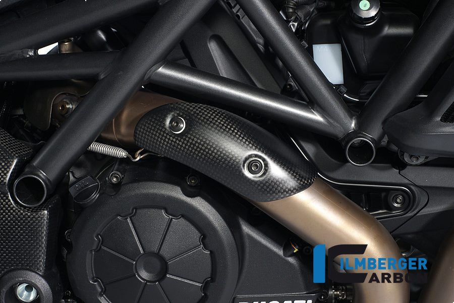 Exhaust heat shield at the manifold Ducati Diavel