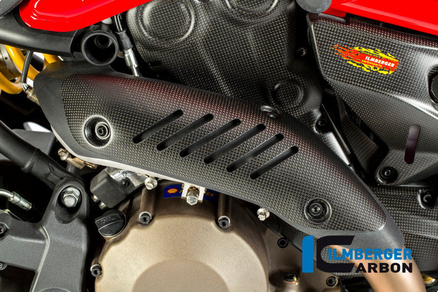 Exhaust heat shield on the manifold Ducati Monster 1200