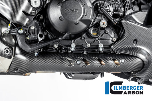 Exhaust heat shield at collector Ducati Diavel Bentley