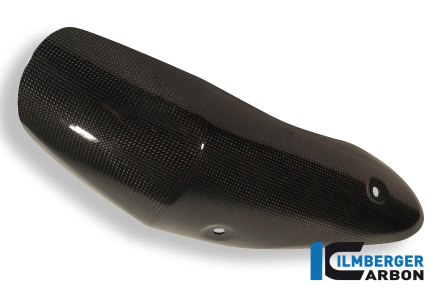 Exhaust heat shield end cap left carbon for Triumph Speed Triple 1050