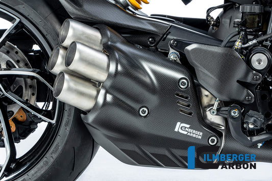 Exhaust protector muffler Ducati Diavel V4 from 2023 matte