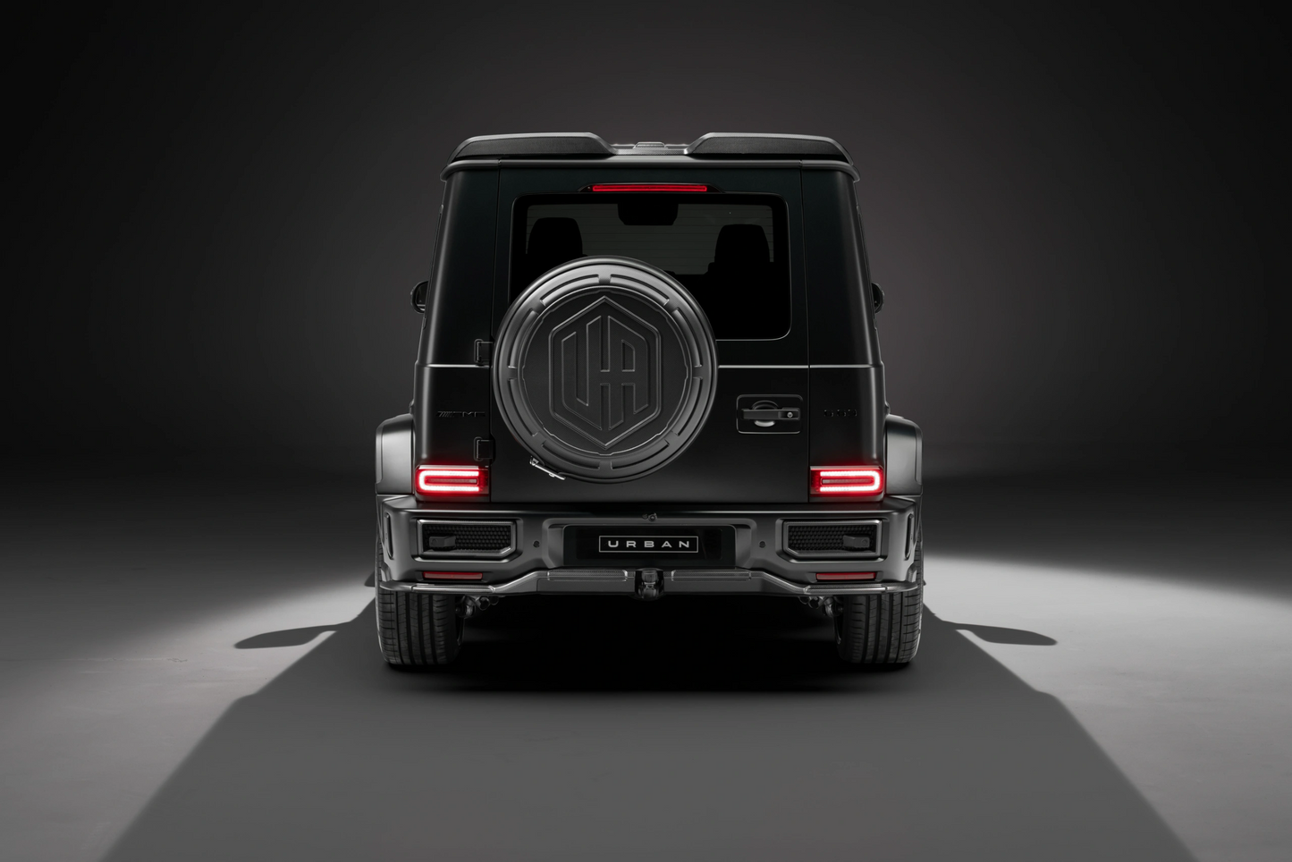Mercedes W465 G-Wagon Aerokit / Widetrack UA Icon Rear Wheel Carrier - Visual Carbon Fibre