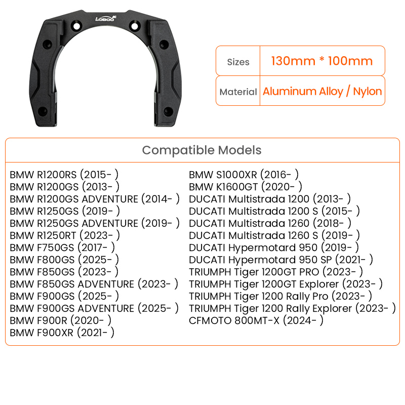 Quick-Lock Tank Bag Adapter - Adventure Luggage for BMW, KTM & Ducati