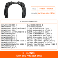 Quick-Lock Tank Bag Adapter - Adventure Luggage for BMW, KTM & Ducati