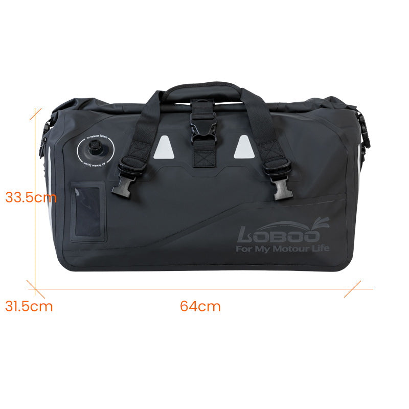 66L PVC Tail Bag (With Magnetic Roll-top Closures)