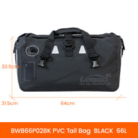 66L PVC Tail Bag (With Magnetic Roll-top Closures)