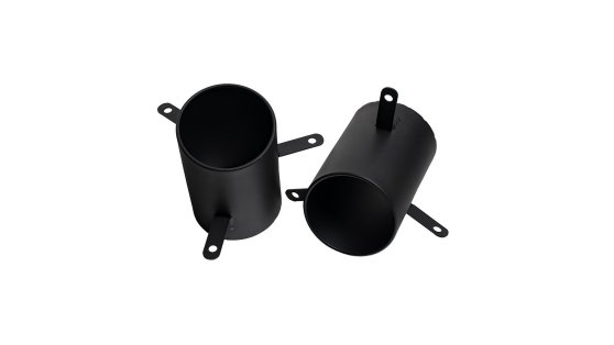 McLaren ARTURA Tailpipes Set Stainless-Steel Black