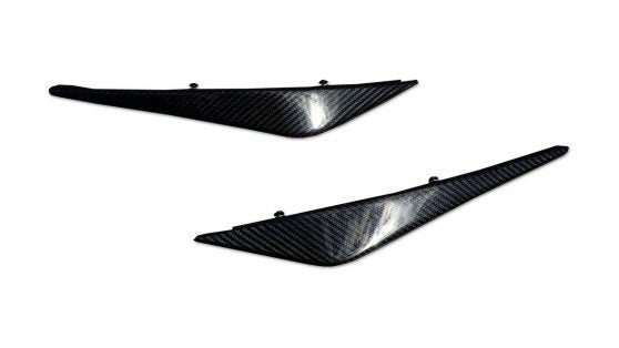 McLaren 720 Front Flaps Visible Carbon